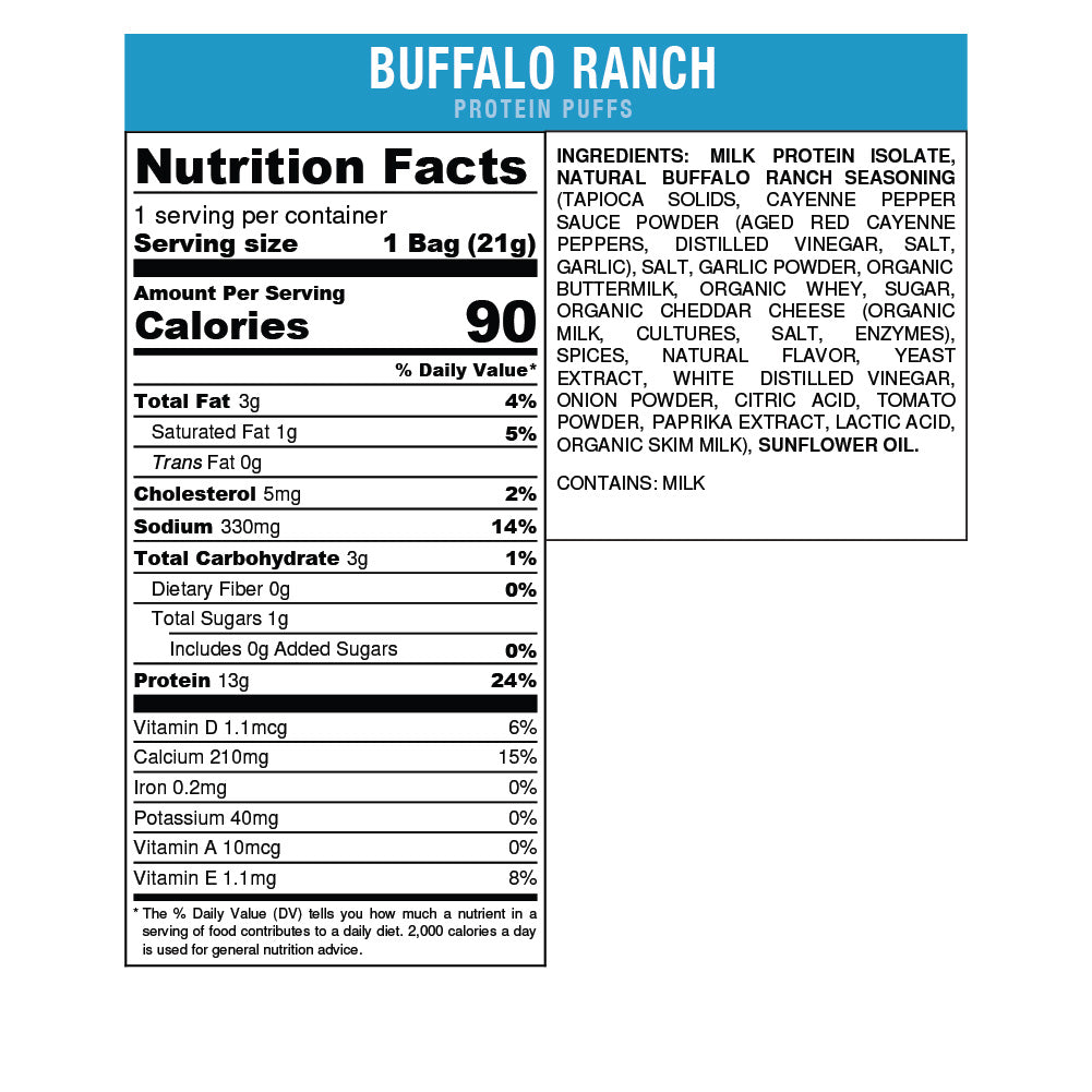 Buffalo Ranch Protein Puffs