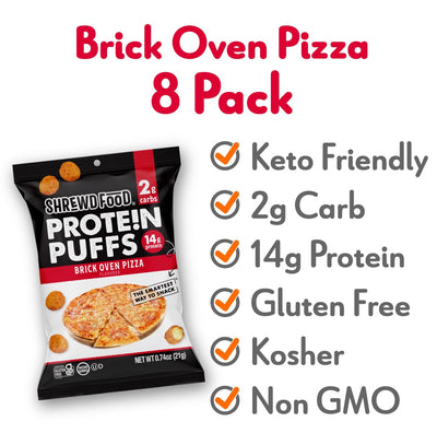 Brick Oven Pizza Protein Puffs