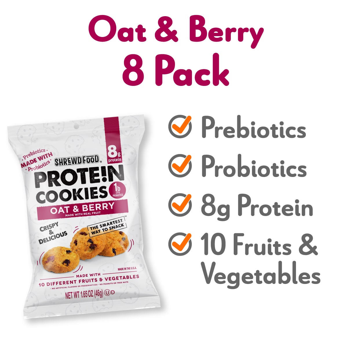 Oat & Berry Protein Cookies