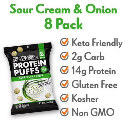 Sour Cream & Onion Protein Puffs